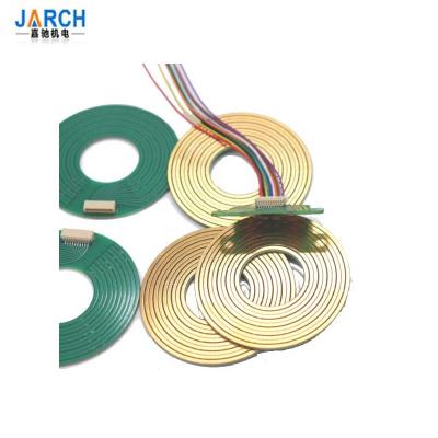 China Engineering Machinery 4 Circuits 5A 40mm Hole Pcb Slip Ring for sale