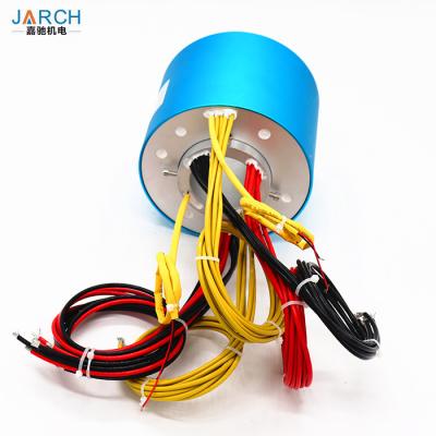 China Aluminium Alloy Through Hole Slip Ring 50mm Bore 4 Rings 10A IP51 for sale