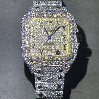 China ODM Luxury Custom Moissanite Watch Buss Down para hombre Full Iced Out en venta