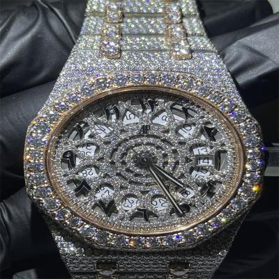 中国 上のブランドのMoissaniteの腕時計の下のアラビア ダイヤルのバスト 販売のため