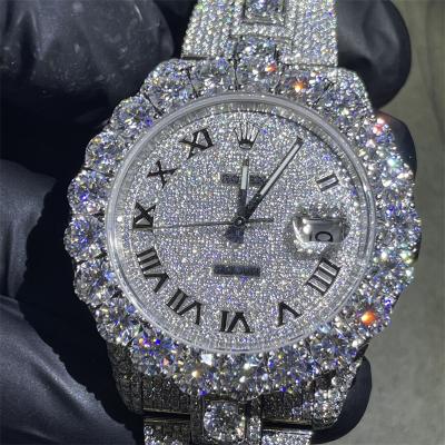 China Mislukking onderaan Diamond Studded Watch Te koop
