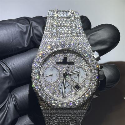 Cina L'orologio meccanico di Moissanite dell'uomo di Bocarman per gli uomini 100% supera la prova Diamond Pen in vendita
