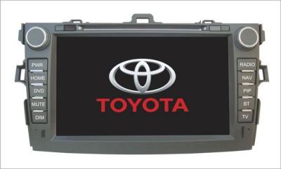 China Ruído dos jogadores de DVD 2 de Toyota dos multimédios 8 polegadas, receptor do RDS para o carro de Coralla à venda