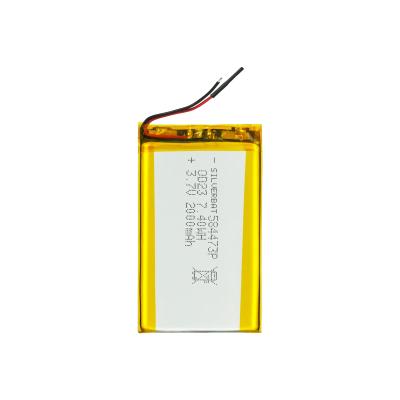 China Polímero de iones de litio 3.7V 2000 MAh Batería para altavoz Bluetooth en venta