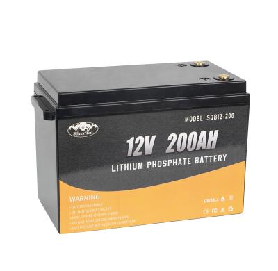 China LFP 12V 200AH Lithium Ion-Battery For Golf Car, RV And Home Solar Energy System for sale