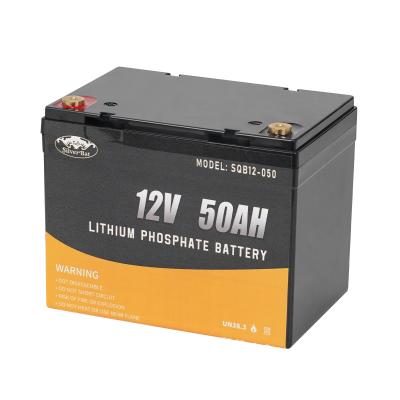 China LFP 12V 50AH Lithium Ion-Battery For Golf Car, RV And Home Solar Energy System for sale