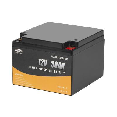 China LFP 12V 30AH Lithium Ion-Battery For UPS, Mobility Scooters Ride-On Toy Cars for sale