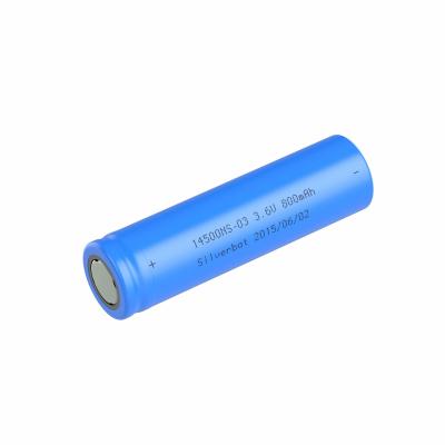 China 14500 Lithium Ion Battery 3.6V 800mah For Electric Toothbrush AA Size for sale