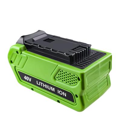 China Substituição de bateria de iões de lítio de 40V 5Ah para obras verdes 29472 29462 G-MAX à venda