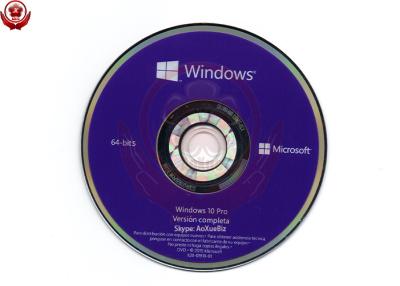 China Microsoft DVD Installing data Microsoft Windows Product Key 64 Bit Spanish Language for sale