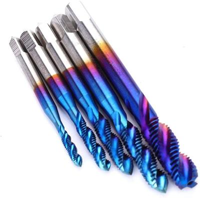 China M3 M4 M5 M6 M8 Drill Bits M3 M4 M5 M6 M8 High Speed ​​Steel HSS Groove Tapping Spiral Tapping Screw Thread Tap For Machine Tool for sale