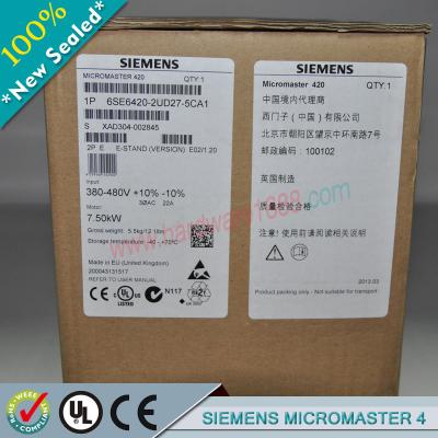 China SIEMENS Micromaster 4 6SE6440-2UD33-0EA1 / 6SE64402UD330EA1 for sale