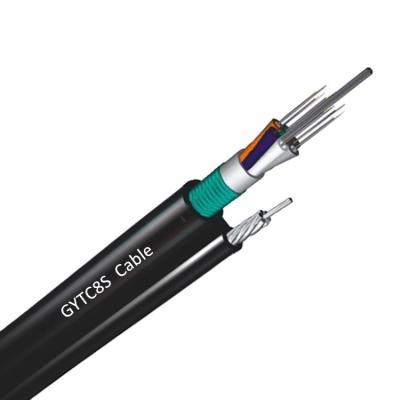 China Self Supporting Optic Fiber Cable Fibre Optic Cable Overhead Armoured Figure 8 Optical Fiber Cable for sale
