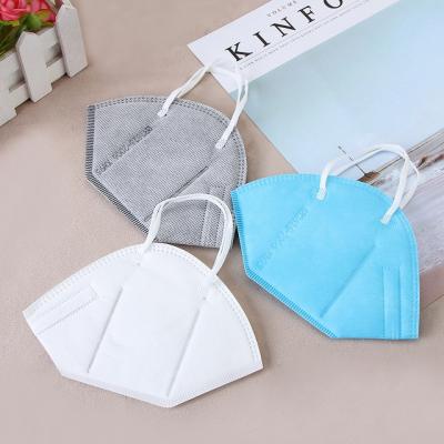 China 5 ply colorful KN95 face mask from whitelist factory for sale