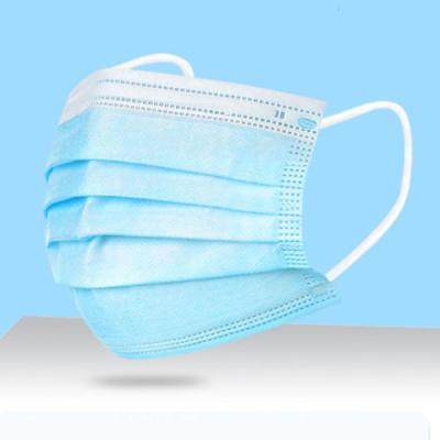 China Blue Disposable Medical Masks Melt Blown Protective Sterile Face Masks 16.5*8.5 for sale