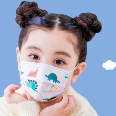 China Plastic Nose Clip Children'S Disposable Face Masks 3 Ply Earloop for sale