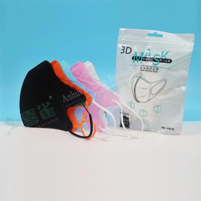 China Adult 3D Protective Face Mask Disposable Non Woven Breathable Earband Dusrptoof for sale