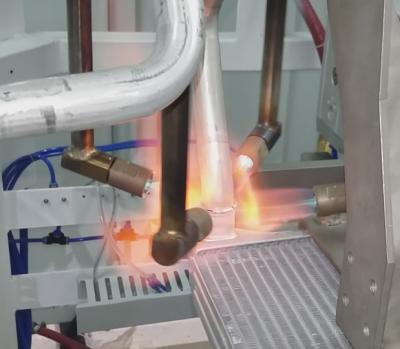Chine La machine de soudure automatique de flamme de plaque tournante pour le cuivre partie le tact 10s/pc de production à vendre