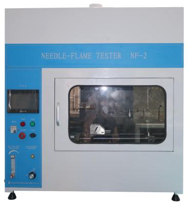 China PLC Touch Screeen Flammability Tester Needle Flame Test Apparatus For Cable for sale