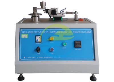 中国 IEC 60884 試験装置 プラグピンの断熱用袖 9mm ストロークの磨き試験装置 販売のため