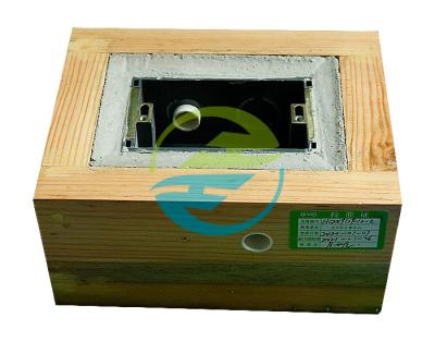 China IEC60669 IEC60884-1 Wooden Temperature Rise Test Concealed Box Flush Mounting Box Household Socket HC9911 for sale