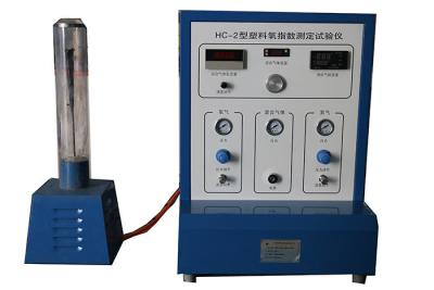 China Equipo de prueba plástico del método de índice del oxígeno ISO4589-1, máquina de prueba ardiente del comportamiento en venta