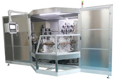 China A chama de soldadura automática giratória da plataforma giratória da máquina de 8 estações solda o equipamento para o permutador de calor de cobre 45s/pc à venda