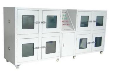 China IEC62133 Battery Testing Equipment , 8 Door Stainless Steel Explosion Proof Test Chamber for sale