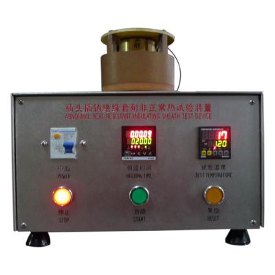 China Plug Socket Insulation Sleeves Abnormal Heating Resistance Tester With 20 MM Brass Fixture for sale