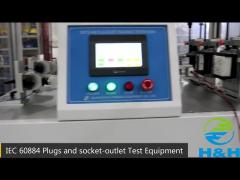 IEC 60884 PLUGS AND SOCKET-OUTLETS TESTING EQUIPMENT