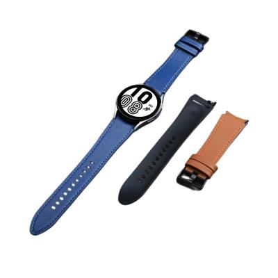 Китай Силиконовые кожаные часовые ленты Дизайнер Smart для Samsung Galaxy Watch 4 100% QC Прошло продается