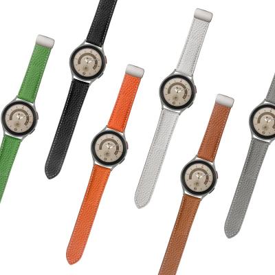 China 9 Colors Metal Folding Magnetic Buckle Watch Strap for Samsung Watch Series for sale