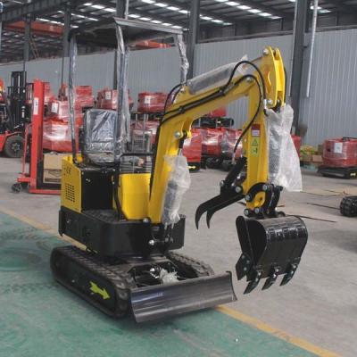 China SGS Hydraulic Compact Excavator Convenient 1.2 Ton Mini Excavator For Pouring for sale