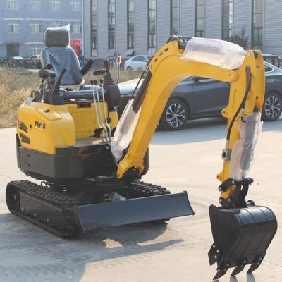 China 1,6-Tonnen-Kleinraupenbagger-Stapel, der EPA-Hydraulik-Minibagger zieht zu verkaufen