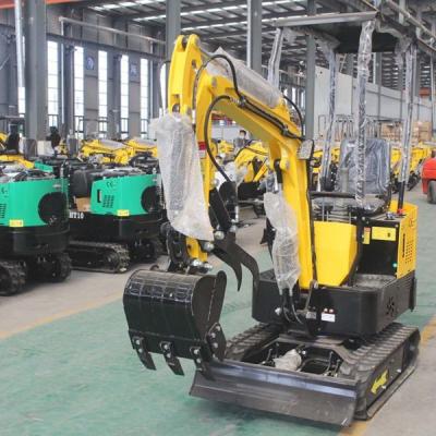 China Excavadora de rueda de cangilones de 1600 kg, transmisión hidráulica, mini excavadora más pequeña en venta
