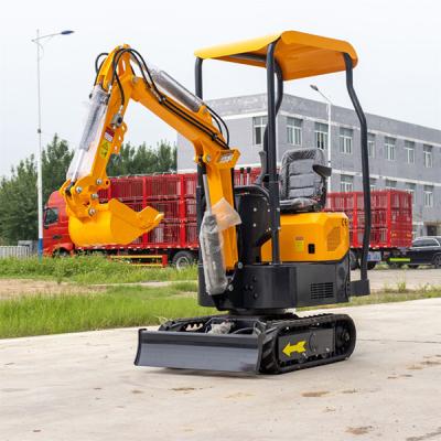 China Ramming 1.8 T Excavator Grab Towable Mini Backhoe Loader 2580mm Digging Height for sale