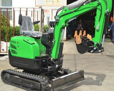 Chine China Mini Bagger 1.3t Crawler Hydraulic Digger 1300kg Mini Excavator With CE à vendre