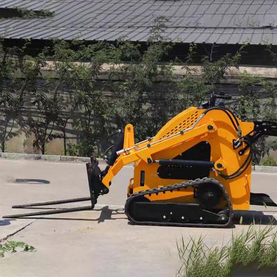 China Small Size 13.5 Horsepower Mini Skid Steer Loader With Auger for sale