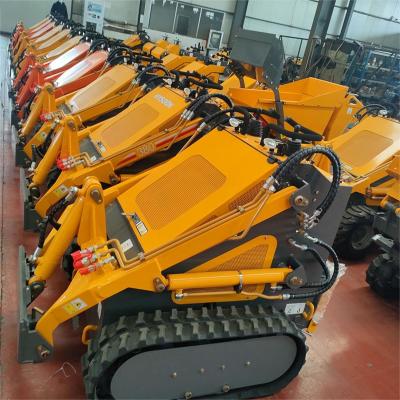 China Euro5 EPA Mini Crawler y cargador de ruedas con dirección deslizante Capacidad de funcionamiento nominal 400 kg en venta
