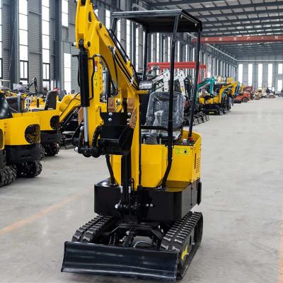 China Yellow Customised Mini Excavator Mini Crawler Tracked Digger With Attachment for sale