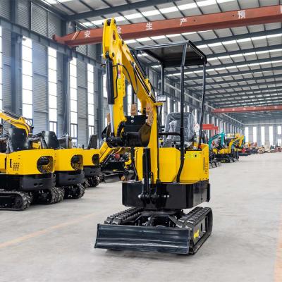 China Fullwin Hydraulic Crawler Excavator 1000kg 1 Ton Mini Digger Excavator Reference for sale