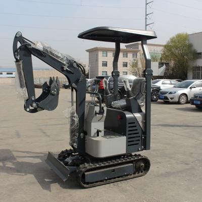 China 1000KG / 2205LBS Operating Weight Mini Digger Excavator Support Mechanical And Hydraulic Version for sale