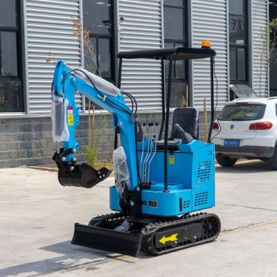 China Micro Mini Excavator 1.5 Ton Blue Digging Machine Meet Euro V CE EPA Standard for sale