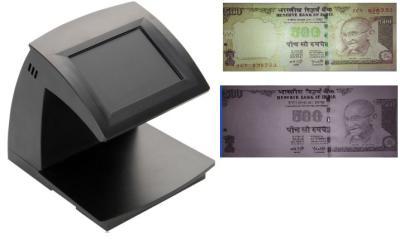 China Infrared Counterfeit Bill Detector / counterfeit detector machine For India Notes for sale