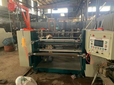 China Single Axis  Paper Film Rewinding And Slitting Machine Roll Slitter Rewinder Single Axis en venta
