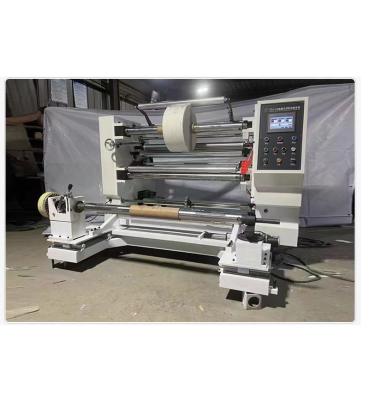 中国 Unwind 600mm Vertical Slitting Machine Jumbo Roll Cutting Machine For Packaging Film 販売のため