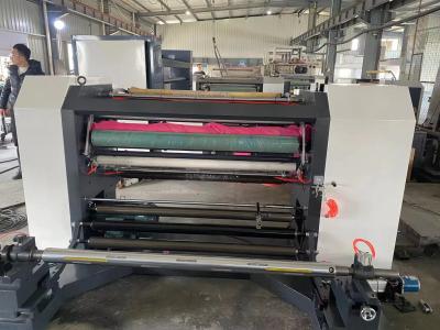 China 1300 Type Vertical Slitting Machine Non Woven Fabric Slitting Rewinding Machine Fully Automatic for sale