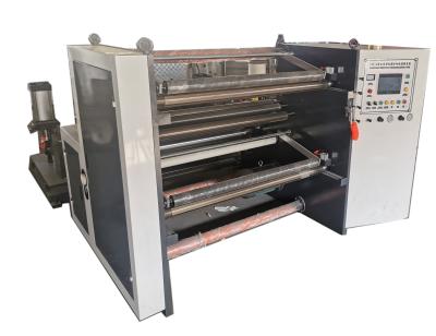 中国 30mm Horizontal Slitting Machine PLC Fully Automatic Tension Control Paper Cutting Machine 販売のため