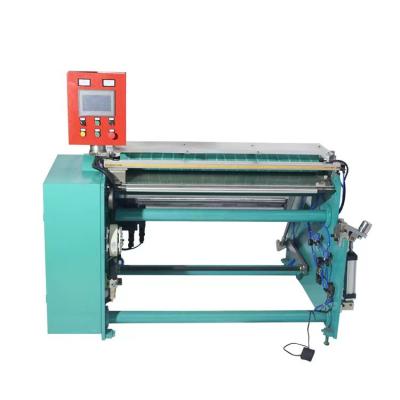 China PLC Wallpaper Rewinding And Slitting Machine Paper Roll Rewinding Machine High Speed 0 - 150m/Min for sale