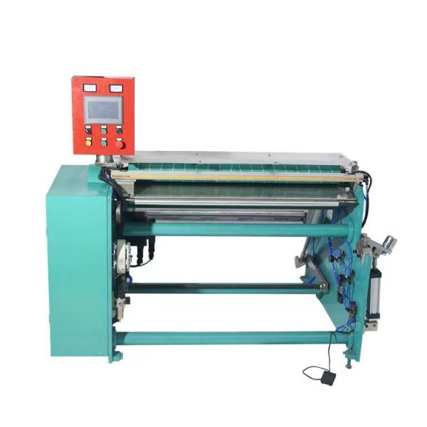 Quality PLC Wallpaper Rewinding And Slitting Machine Paper Roll Rewinding Machine High Speed 0 - 150m/Min for sale